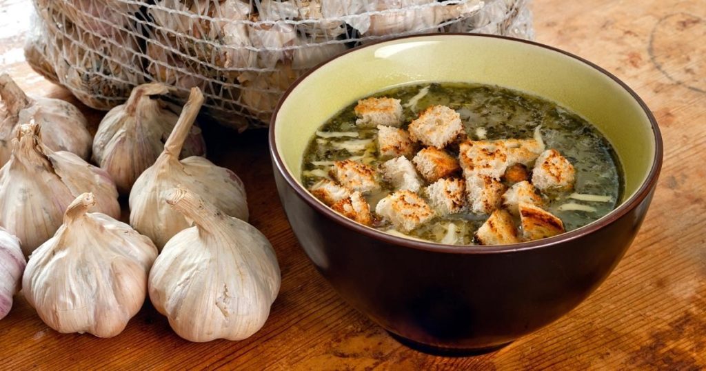 what to use roasted garlic for soup