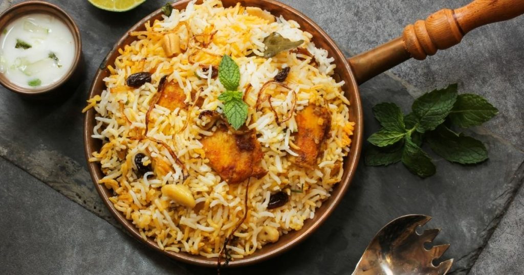 indian cuisine menu the bailiwick academy biryani