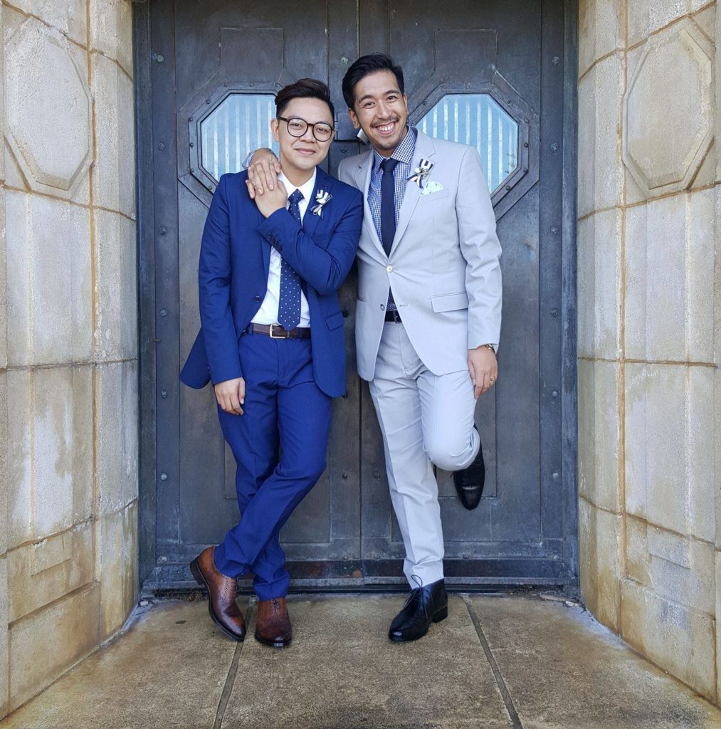 Chef Miko Aspiras and husband JV